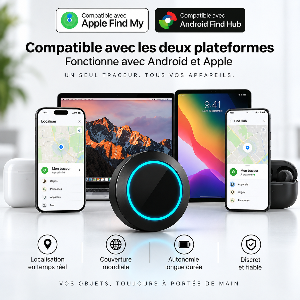 Mini Tag de localisation 2 ans